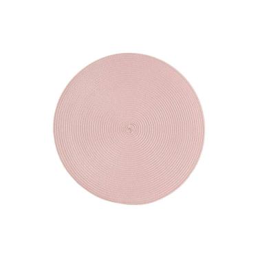 Imagem de Jogo Americano Redondo 4 Unidades - Rosa Suave