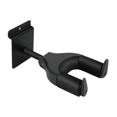 Imagem de MERIGLARE Gancho para guitarra, suporte de parede para guitarra, presente para exibição, suporte com trava automática para ukulele, baixo, bandolim, preso na