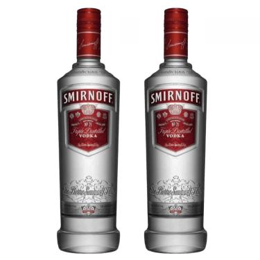 Imagem de KIT 02 SMIRNOFF NO 21 RED VODKA RUSSA 998ML