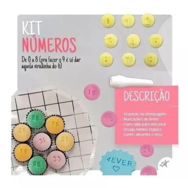 Imagem de Carimbos blue star, NÚMEROS, 9 PEÇAS