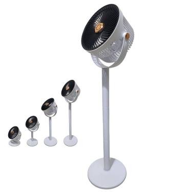 Imagem de Ventilador Chao Mesa Vertical Aromaterapia 5 Velocidades Potente USB Bateria Recarregavel Altura Ajustavel Calor Verao