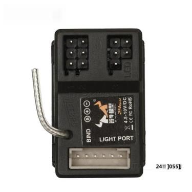 Imagem de Receptor 2CH 2.4G Para Grupo De Luzes LED 4.8-10V DC Compatível Com Ca