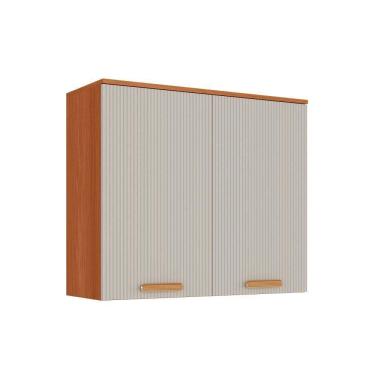 Imagem de Armário Aéreo Itatiaia Itafriz 80cm Em Madeira Cinamomo Fendi