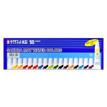 Imagem de Tinta Aquarela Water Colors 18 Cores Sakura
