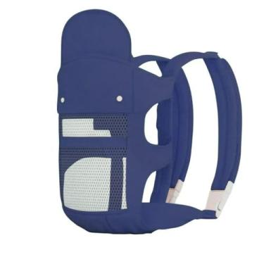 Imagem de Canguru Para 0-3 Anos Ergonômico 3 Em 1 Estilo Canguru Frontal Infantil Hipseat (azul(sem banquinho cintura))