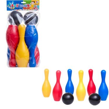 Imagem de Jogo de Boliche Infantil, 8 Peças, Colorido