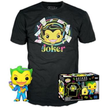 Imagem de Funko POP & TEE: DC - Coringa (BKLT)- Grande