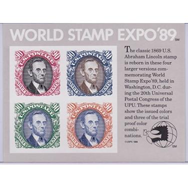 Imagem de World Stamp Expo '89 Souvenir Sheet 90 Cent US Postage Stamps NEW Scott 2433 Y