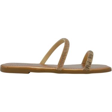 Imagem de Rasteirinha Feminina Casual Dia a Dia Passeio com Strass Conforto Rafitthy 18.86012b