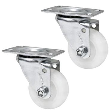 Imagem de Rodízio Giratório Carrinho Industrial Nylon GLR 210 NN 80kg - 2 Unidad