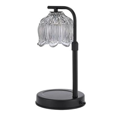 Imagem de Abajur de cabeceira Luminária de vidro, iluminação artística, decoração cabeceira, mesa, quarto, presente minimalista(Preto)