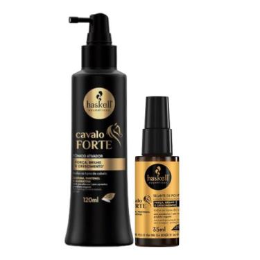 Imagem de Kit Cavalo Forte 1 Tônico 120ml 1 Selante de pontas 35ml Haskell