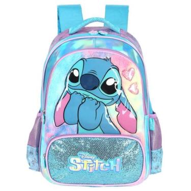 Imagem de Mochila Costas Stitch Disney Kids Meninas Escolar ul