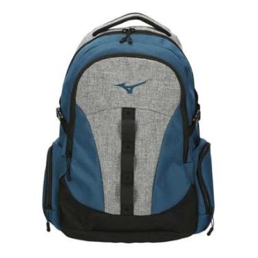 Imagem de Mochila Mizuno Kobe New Azul Opala e Cinza Mescla - Unissex-Unissex