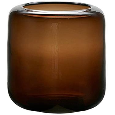 Imagem de Vaso de vidro para decoração de vaso de flores, vaso transparente de vidro americano, flores secas, arranjos de flores, ornamentos de decoração floral, ornamentos de vaso decorativo artificial, para