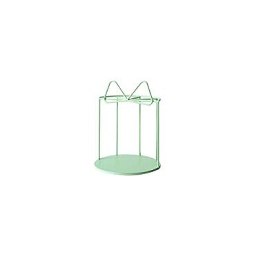 Imagem de Suporte de bolo verde fresco para bolo chique para sobremesa de casamento, suporte de exibição de janela de exibição para atividades de chá da tarde, suporte de cupcake (verde A)