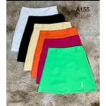 Imagem de Shorts saia f151, Branco, P M G GG