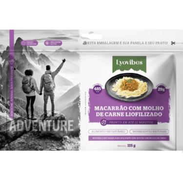 Imagem de Macarrão com Molho de Carne Liofilizado Lyovibes 115g