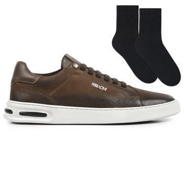 Imagem de Kit Sapatênis Ferracini Titan Masculino + Par de Meia