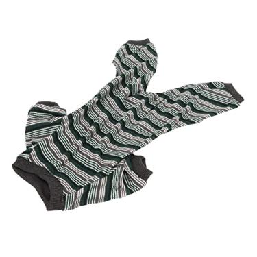 Imagem de YOUTHINK Pijama para Cachorro Macacão para Cachorro Pijama para Listrado, Tecido de Poliéster, Macacão Confortável para Recuperação e Uso Diário para Cães Pequenos, Médios e Grandes (S)