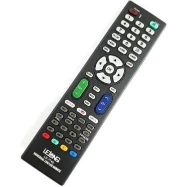 Imagem de Controle Remoto Universal Smart TV, Compatível com Netflix YouTube, 27 Marcas Pré-Programadas, Preto, Alimentação 2 Pilhas AAA