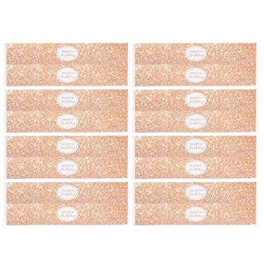 Imagem de Acouto 25 Peças de Adesivos para Garrafas de água Douradas à Prova d'água - Etiquetas Personalizadas para Garrafas de Festa, Decoração Divertida de Padrão, de e Recipientes de Vidro - Brilhantes,