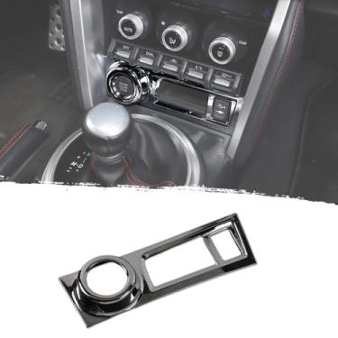 Imagem de Aotumcer Acabamento da tampa do botão de partida do motor do console central compatível com 2022-2026+ Toyot@ 86/Subaru BRZ ABS Painel de controle de painel de controle rígido moldura de acabamento