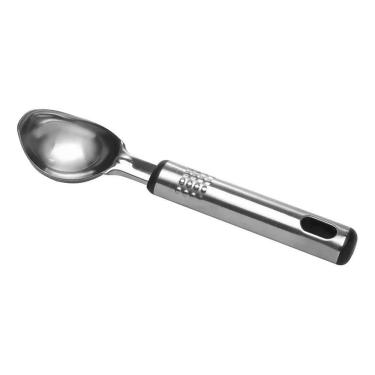 Imagem de 2X Pegador De Sorvete Sobremesa Em Aço Inox 20Cm Concha Sorv