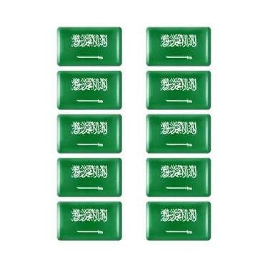 Imagem de Adesivos De Epóxi Com Bandeiras Da Espanha 10pcs Decoração De Interior