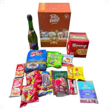 Imagem de Cesta De Natal Bronze Calvo 25 Itens Alimentar Empresa