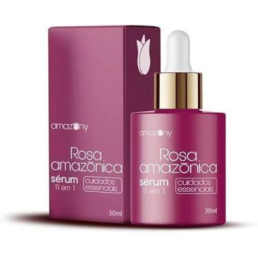 Imagem de Serum Rosa Amazônica com Rosa Mosqueta Amazônica, Ácido Hialuronico, Retinol e Verisol (12 potes)