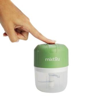 Imagem de Mini Processador Alimentos Moedor Elétrico Alho S/ Fio Verde