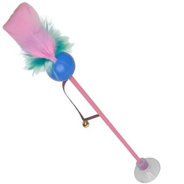 Imagem de Brinquedo Varinha com Ventosa Pet Gato Interativo Anti Tédio - Jaraguá