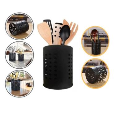 Imagem de Porta Talheres Inox Escorredor Premium Design Elegante