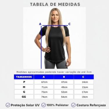 Imagem de Kit 2 Camisetas Dry Fit Feminina Manga Curta Trendixx  Conforto e Prot