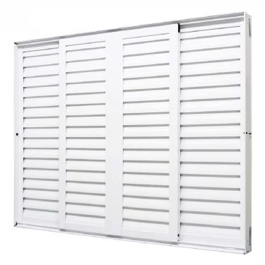 Imagem de Janela Veneziana Perfecta 6F 120x100 Branca - 1020-73 - JAP