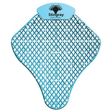 Imagem de WizKid Products Tela de mictório Stingray Clean | Pacote com 6, azul claro (STGRY-CLN)