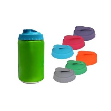 Imagem de Pacote com 6 capas para latas – Melhor cobertura para latas de refrigerante/cerveja/bebidas energéticas, cores mistas