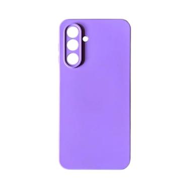 Imagem de Capinha Aveludada Para Samsung M36 - Capa Silicone Premium (Lilás)
