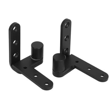 Imagem de Fabater Kit de Dobradiça de Porta Resistente, Aço Inoxidável Giratório de 270 Graus para Armários, Portões, Preto para Decoração de Casa