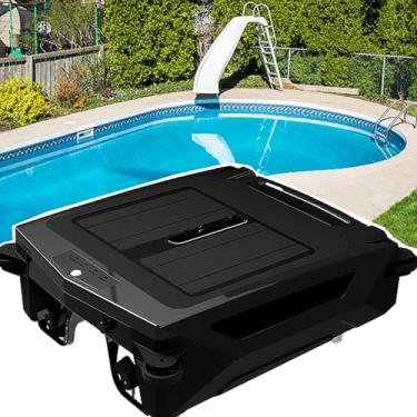 Imagem de Limpador de Skimmer de Piscina RobóTico Solar, Skimmer de Piscina AutomáTico Sem Fio para Piscina Acima do Solo com OpçõEs de Carregamento Duplo, OtimizaçãO de Caminho