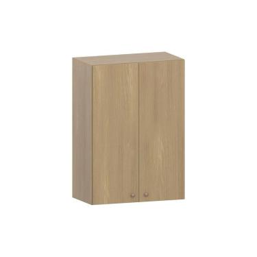 Imagem de Armário Aéreo De Cozinha 60cm 2 Portas Classic Luciane Móvei Freijó/freijó