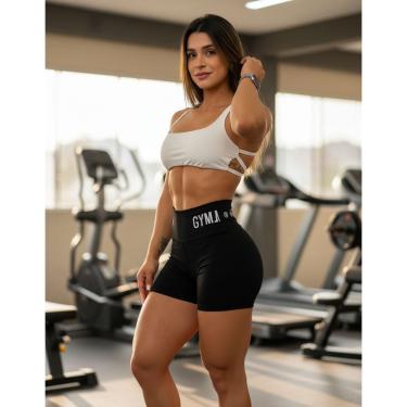 Imagem de Bermuda Levanta Bumbum Feminina Sem Costura Premium Academia