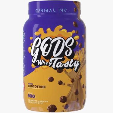 Imagem de Gods Whey Tasty Whey Protein 3W 900g Canibal Inc Chocottine-Unissex