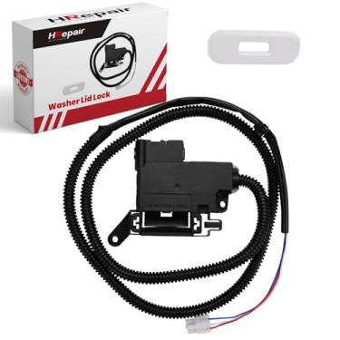 Imagem de HRepair W11414731 W11513248 Trava de tampa de arruela serve para Whirlpool Maytag Crosley WTW5057LW0 WTW5010LW0 WTW5015LW0 PS16543458 DTL6000 Trava de trava da tampa da arruela - com bisel