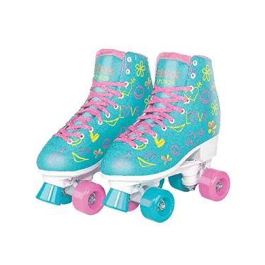 Imagem de Patins 4 Rodas Vinil Fenix Azul