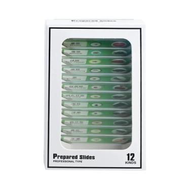 Imagem de Lâminas De Microscópio Para Crianças Com Amostras, 12 Peças, Brinquedo