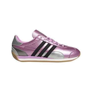 Imagem de adidas Tênis feminino Country Og com cadarço casual - roxo, Multi, 5.5 Wide