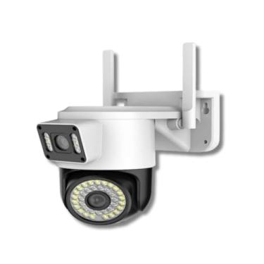 Imagem de Câmera Wi-fi Lente Dupla 2em1 Com Rastreamento Icsee Onvif