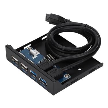 Imagem de Ymiko Expansão de Hub USB 3.0 de 2 Portas e 2 Portas USB .0 Com Conector de Unidade de Disquete do Painel Frontal